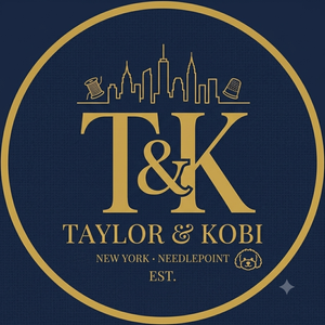 Taylor & Kobi Needlepoint