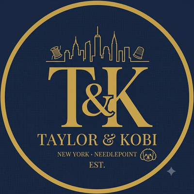 Taylor & Kobi Needlepoint