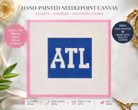 Atlanta needlepoint canvas detail