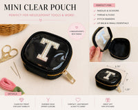 Pearl monogram notions pouch detail