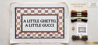 Funny quote lumbar pillow needlepoint