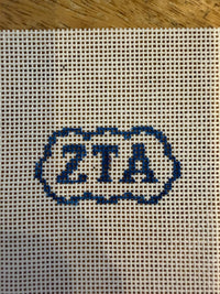 ZTA sorority needlepoint gift