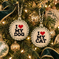 Cat mom needlepoint canvas detail
